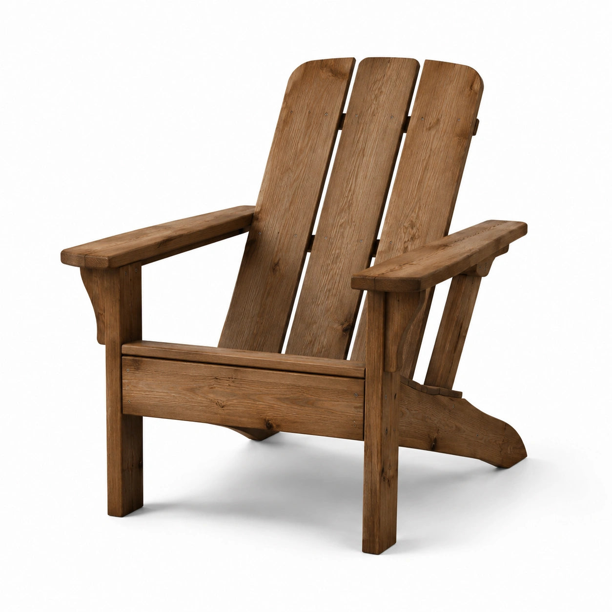 Sedia Adirondack in legno di pino marrone