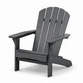 Sedia Adirondack in legno composito antracite per esterni