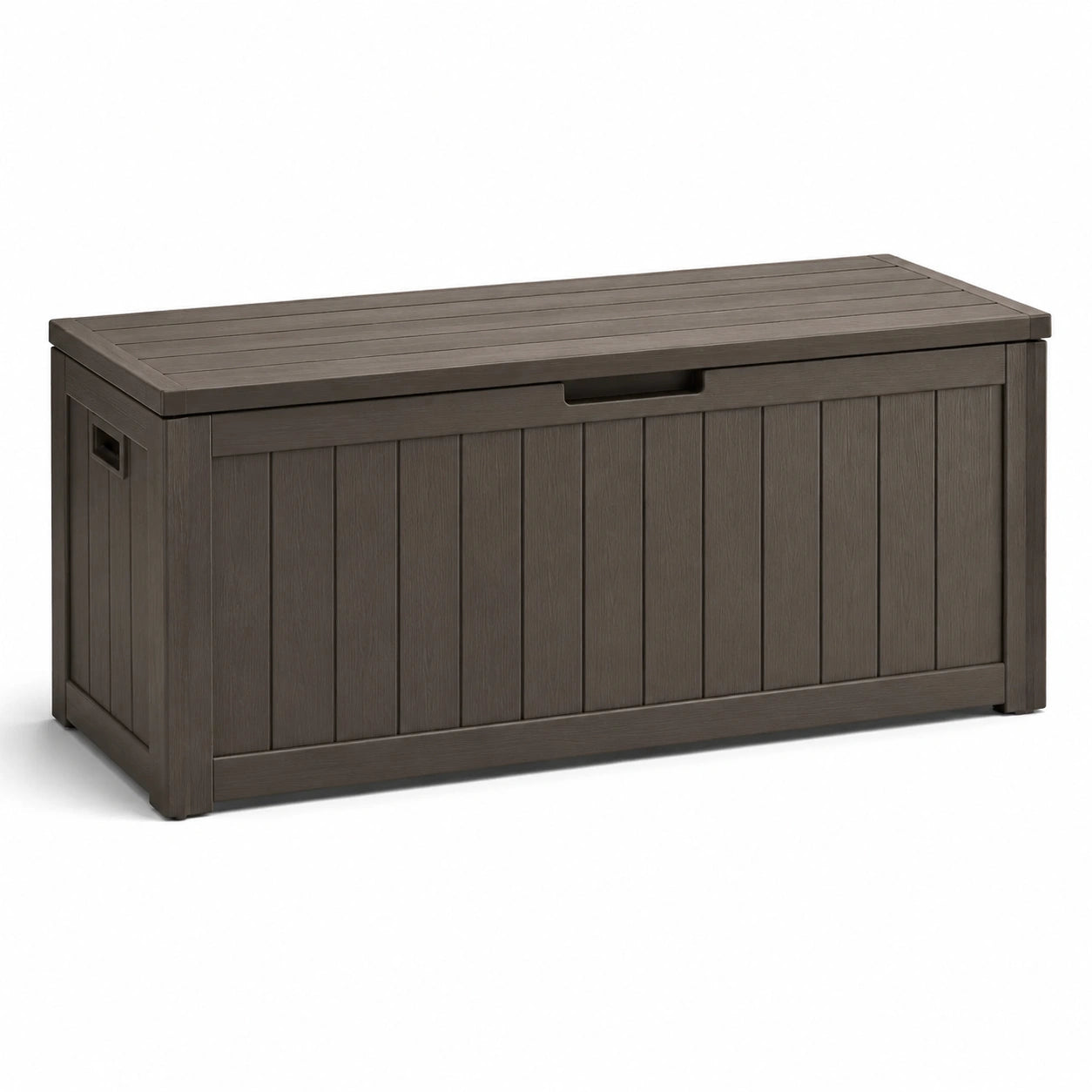 Baule in plastica marrone 120x50x60 cm